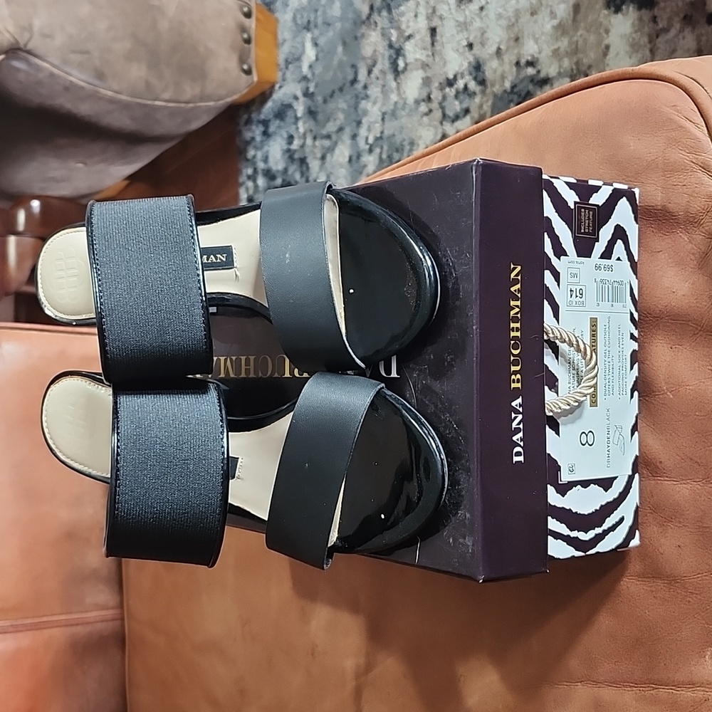 Dana Buchman Hayden heeled sandals.